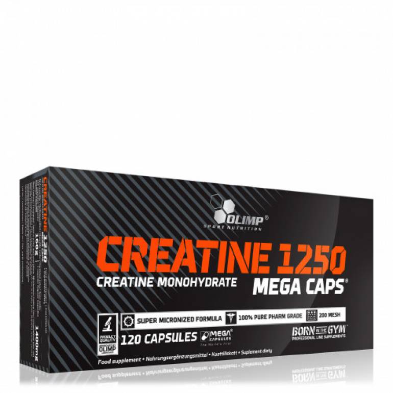 Kreatīns / Creatine 1250 MEGA (120 kapsulas)