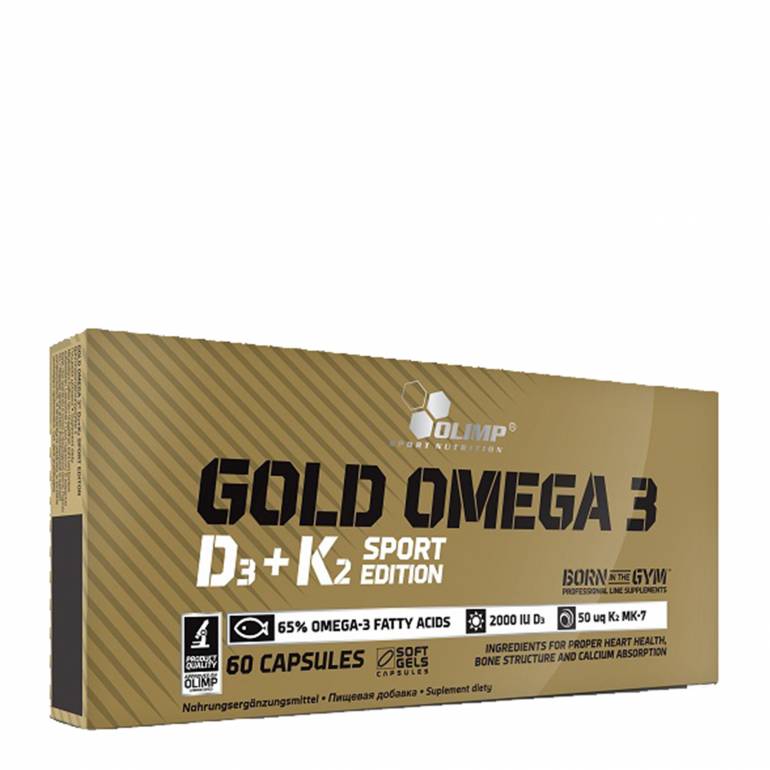 Zivju eļļa / Gold Omega 3 D3+K2 (60 kapsulas)