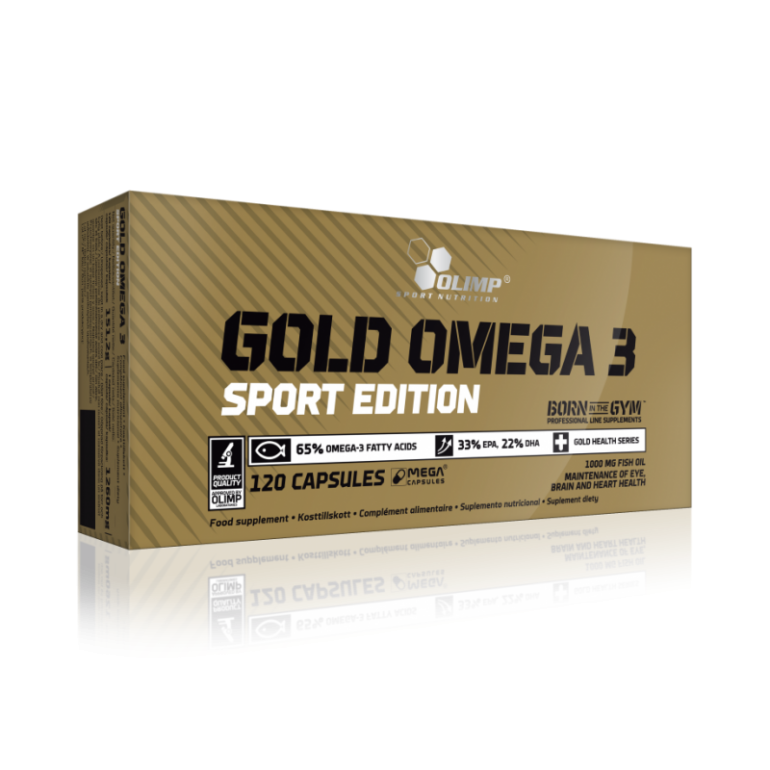 Zivju eļļa / Gold omega 3 sport edition (120 kapsulas)