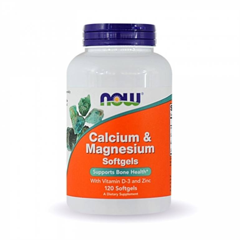 Kalcijs un Magnijs / Calcium & Magnesium + Vitamin D3, Zinc (120 kapsulas)