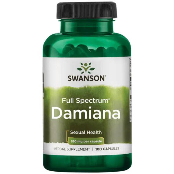 Damiana 510 mg (100 kapsulas)
