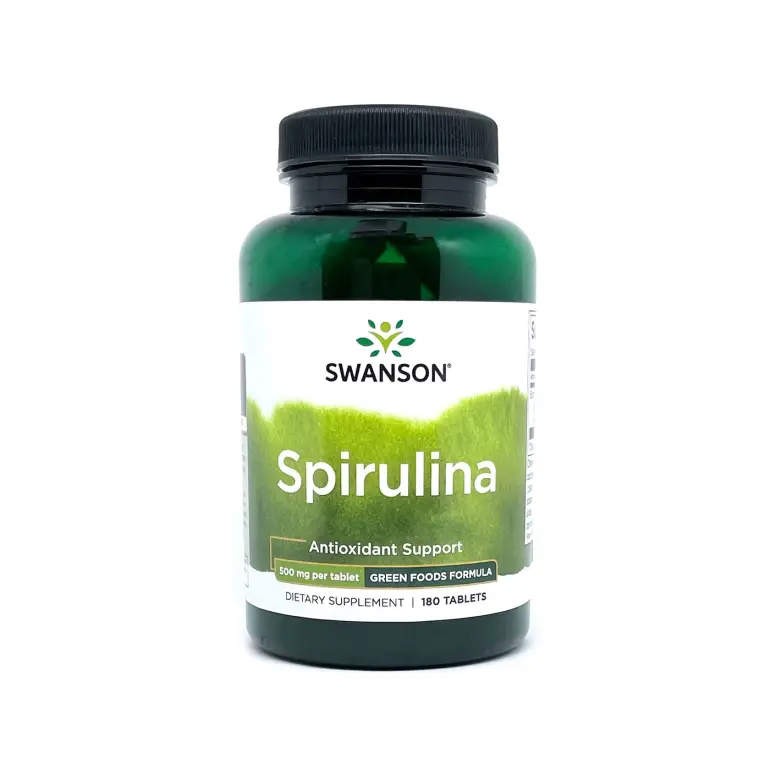 Spirulīns / Spirulina 500mg (180 tabletes)