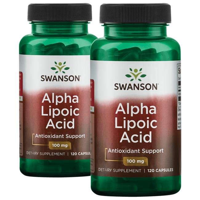 Alpha Lipoic acid 100mg (120 kapsulas) - FitFactory