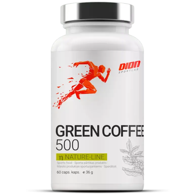 Zaļās Kafijas Ekstrakts / Green Coffee 500 (60 kapsulas)