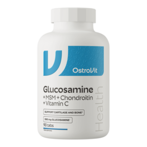 Glikozamīns / Glucosamine, Chondroitin, MSM + C (90 tabletes)