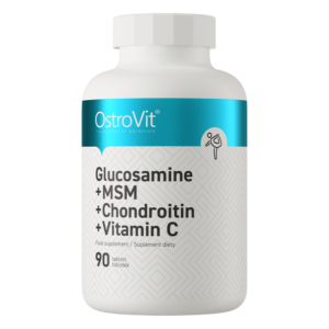 Glikozamīns / Glucosamine, Chondroitin, MSM + C (90 tabletes)