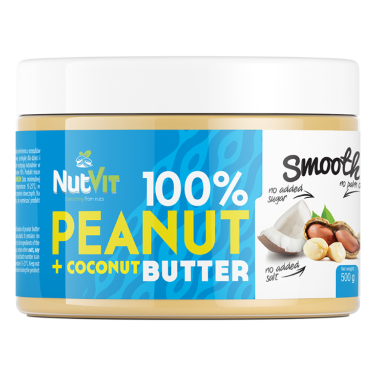 Zemesriekstu Sviests ar Kokosriekstu / Peanut butter + Coconut 500g