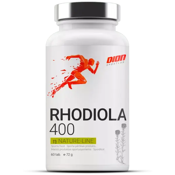 Rožainā Rodiola / Rhodiola 400 (60 tabletes)