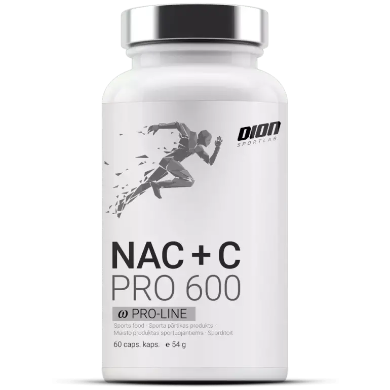 L-cisteīns / NAC + C PRO 600 (60 kapsulas)