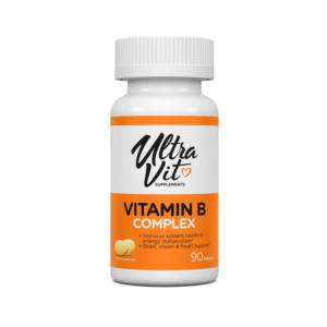 Vitamīna B Komplekss / Vitamin B Complex (90 kapsulas)