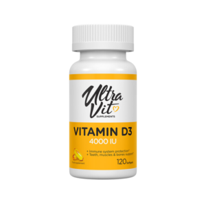 Vitamīns D3 4000IU (120 kapsulas)