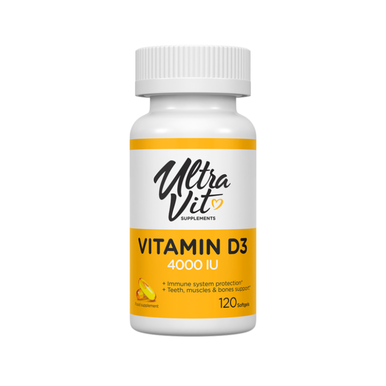 Vitamīns D3 4000IU (120 kapsulas)