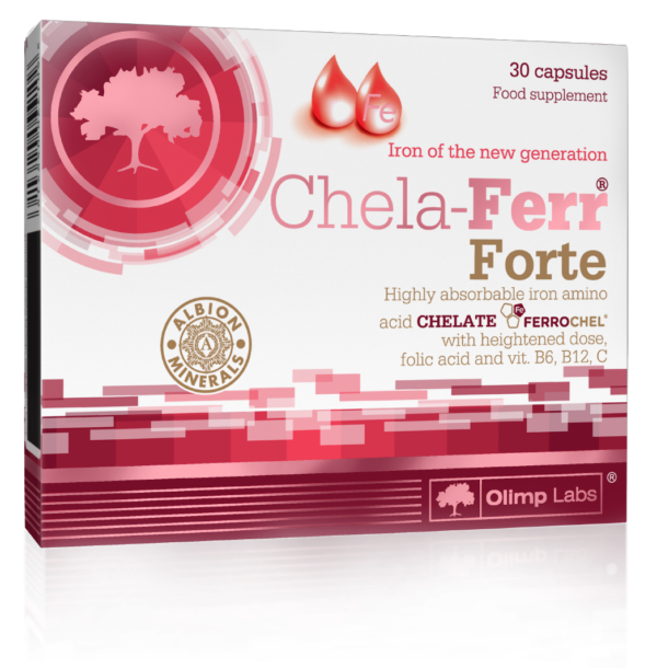 Dzelzs / Chela Ferr Forte (30 kapsulas)