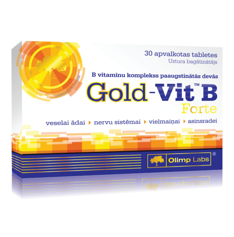 Vitamīna B Komplekss / Gold Vit B Forte (30 tabletes)