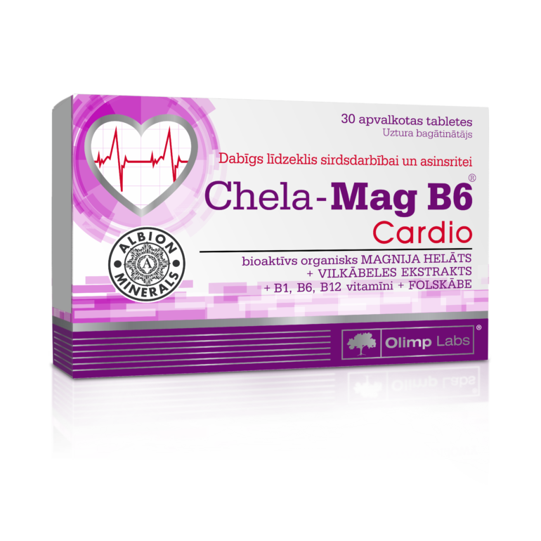 Magnijs + B6 Cardio (30 tabletes)