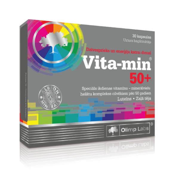 Vitamīni 50+ (30 kapsulas)