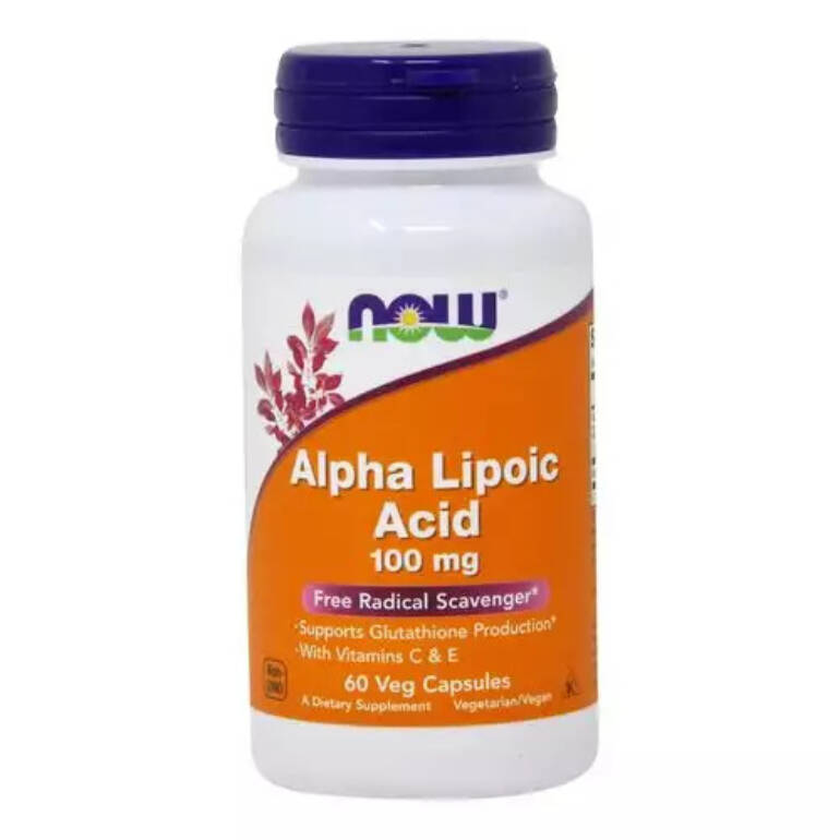 Alfa Liposkābe / Alpha Lipoic acid 100mg (60 kapsulas)