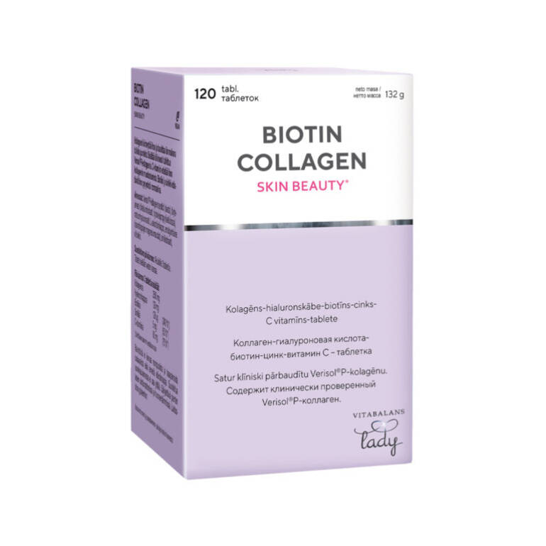 Kolagēns / Biotin Collagen Skin Beauty (120 tabletes)