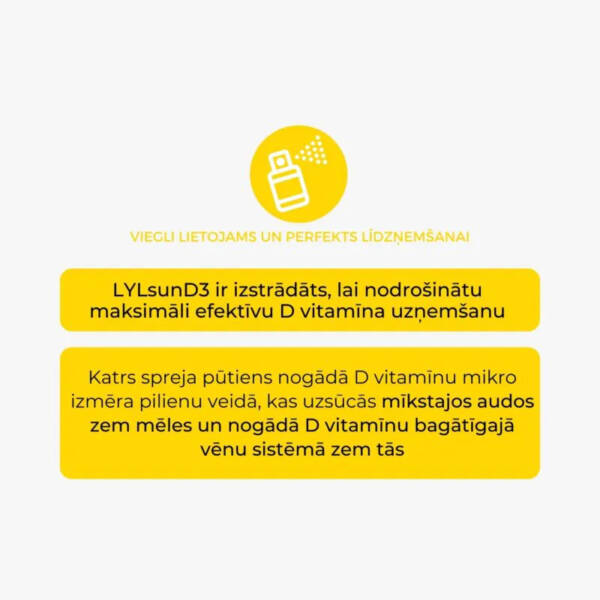 Vitamīns D3 / LYL SunD3 Kid 600IU (25ml) - Image 6