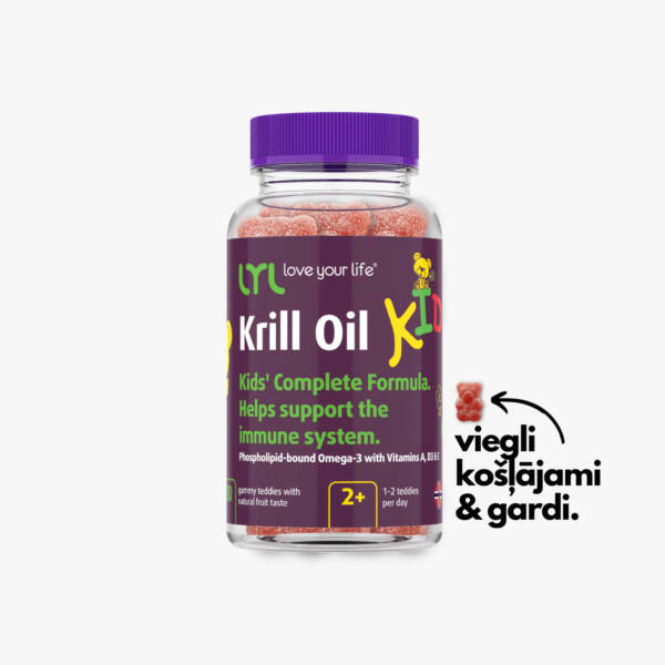 Krila Eļļa Bērniem / LYL Krill Oil Kid (30 gummies) - Image 2
