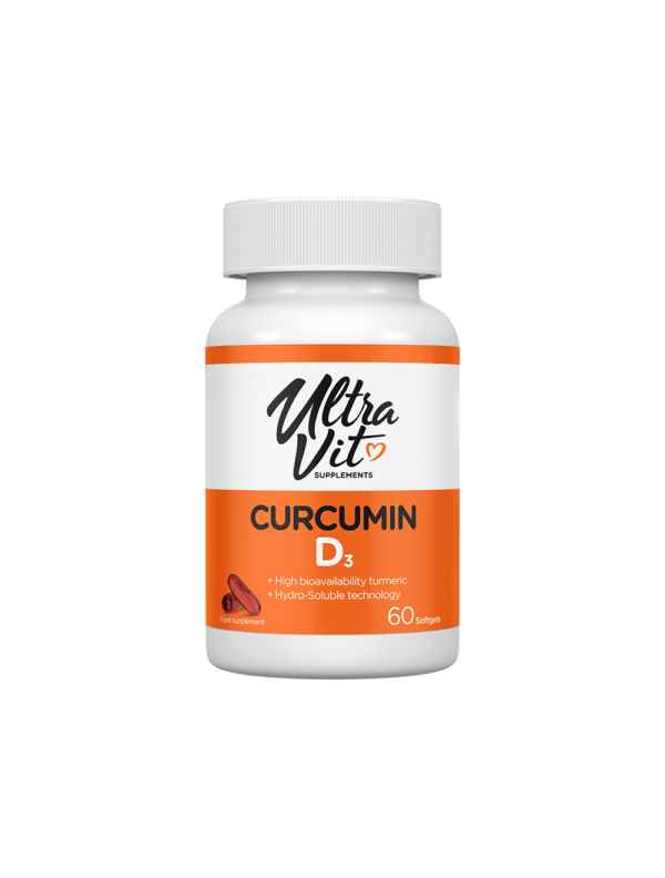 Kurkumīns + D3 / Curcumin + D3 (60 kapsulas)