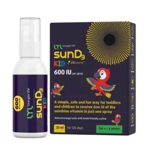 LYL sunD3 KID 600 SV sprejs (25 ml)