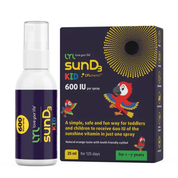 LYL sunD3 KID 600 SV sprejs (25 ml)