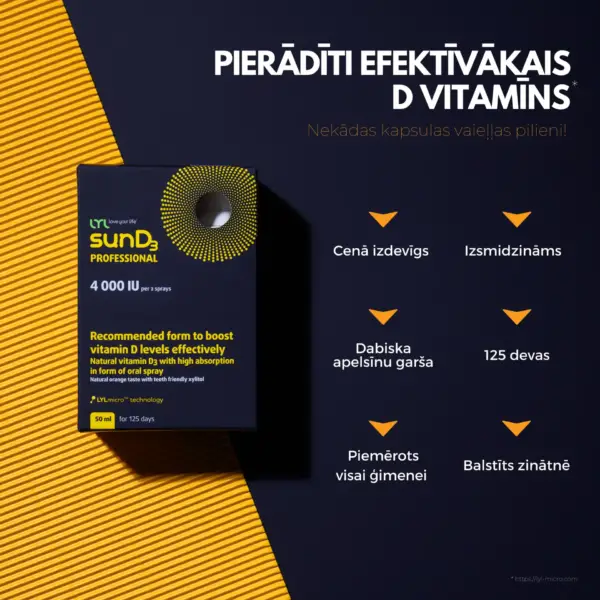 LYL sunD3 PROFESSIONAL 4 000 SV | 2 000 SV sprejs (50 ml) - Image 3