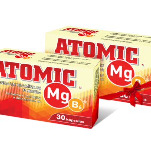 Magnijs / Atomic Mg + B6 (1+1 Dāvanā)