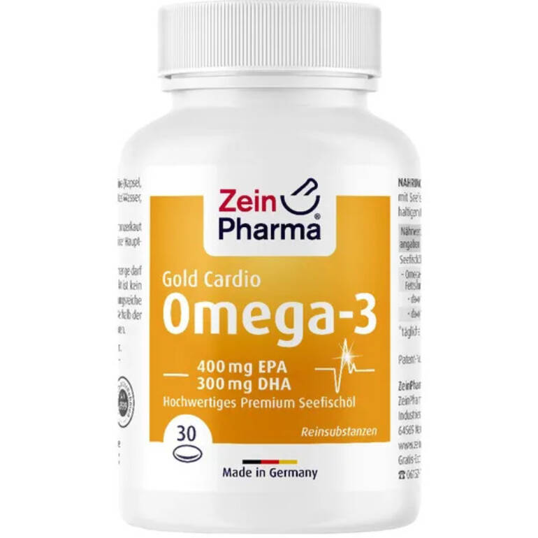 Zivju Eļļa / Omega 3 Gold Cardio (30 kapsulas)