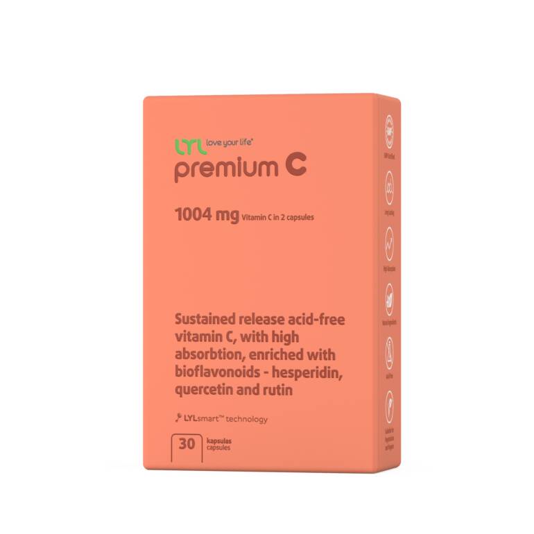C vitamīns / LYL Premium C (30 kapsulas)