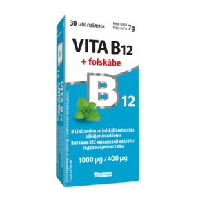 Vita B12 + folskābe 1000 mcg / 400 mcg