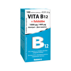 Vita B12 + folskābe 1000 mcg / 400 mcg