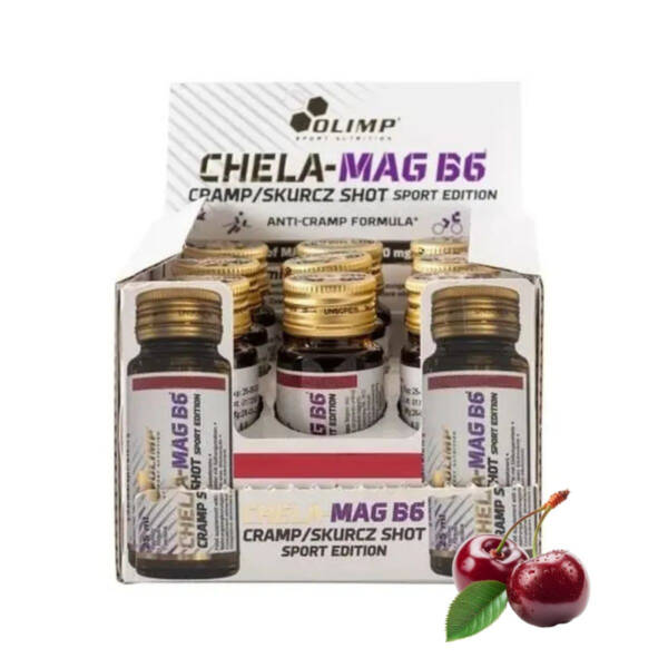 Magnija bisglicināta ŠOTI / Chela-Mag B6 Cramp Shot Sport Edition (25ml)