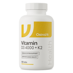Vitamīns D3 4000 + K2 (100 tabletes)