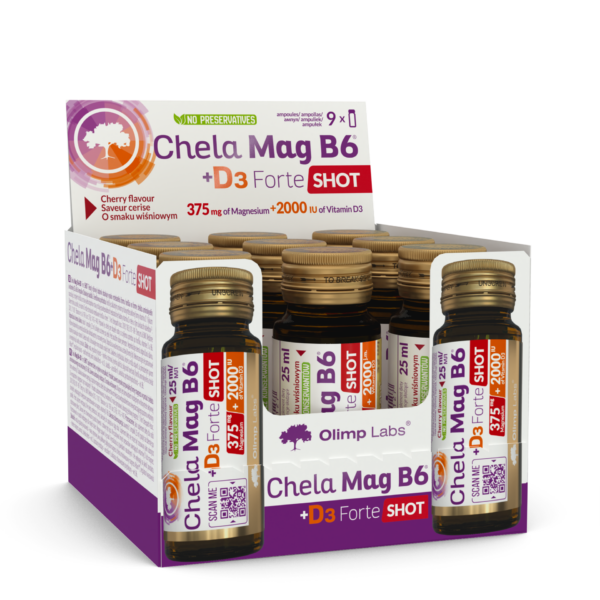Magnijs / Chela mag B6 + D3 Forte Shot (25ml)