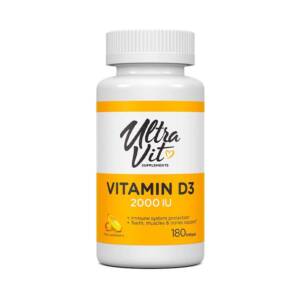 Vitamīns D3 2000IU (180 kapsulas)