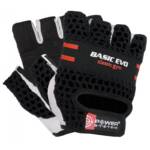 Fitnesa cimdi / Gloves Basic Evo (PS-2100) - M, Melna/sarkana