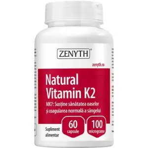 K2 vitamīns / Natural Vitamin K2 100mg (60 kapsulas)