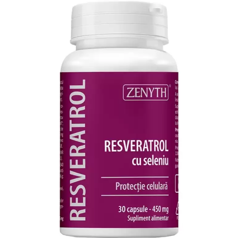 Resveratrols / Resveratrol cu Seleniu 450mg (30 kapsulas)