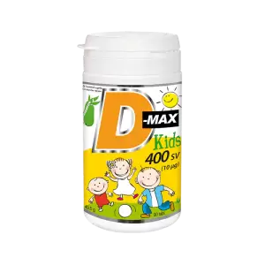 D3 vitamīns / D-max KIDS 400sv (90 tabletes)