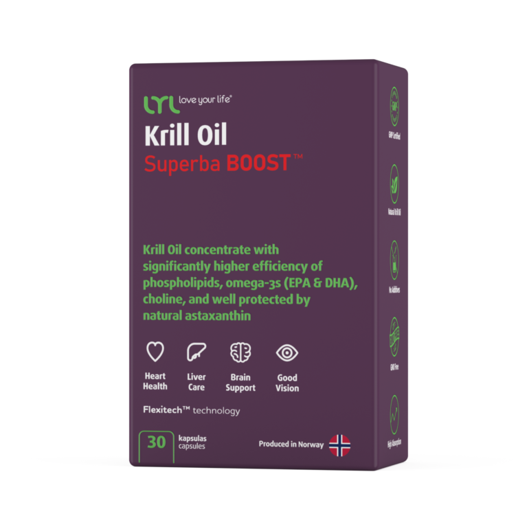 Krila eļļa / LYL Krill Oil Superba BOOST (30 kapsulas)