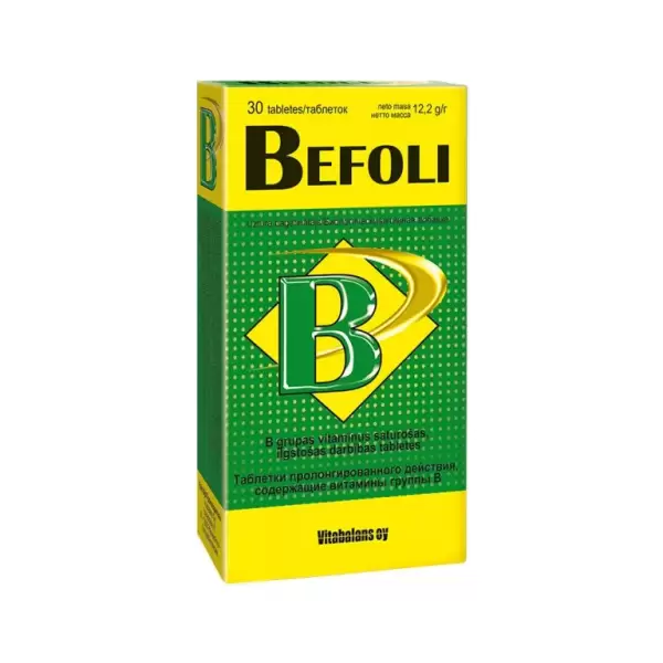 Befoli (30 tabletes)