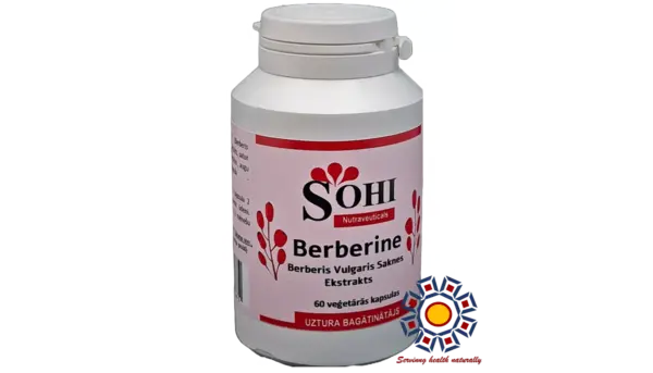 Berberīna / Berberine (60 kapsulas)
