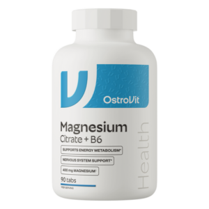 Magnija Citrāts / Magnesium Citrate 400mg + B6 TABLETES (90 tabletes)