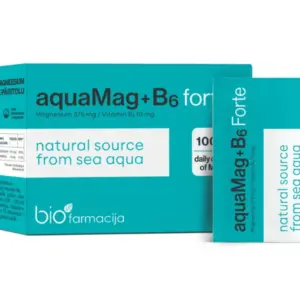 Magnijs / aquaMag+B6 Forte (28 paciņas)