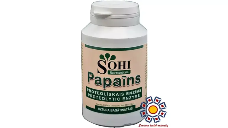 Papaīns (60 kapsulas)