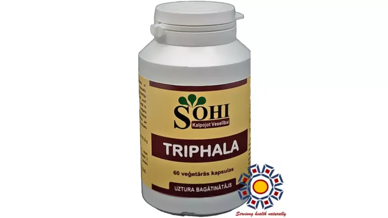 Triphala / Zarnu attīrīšanai (60 kapsulas)