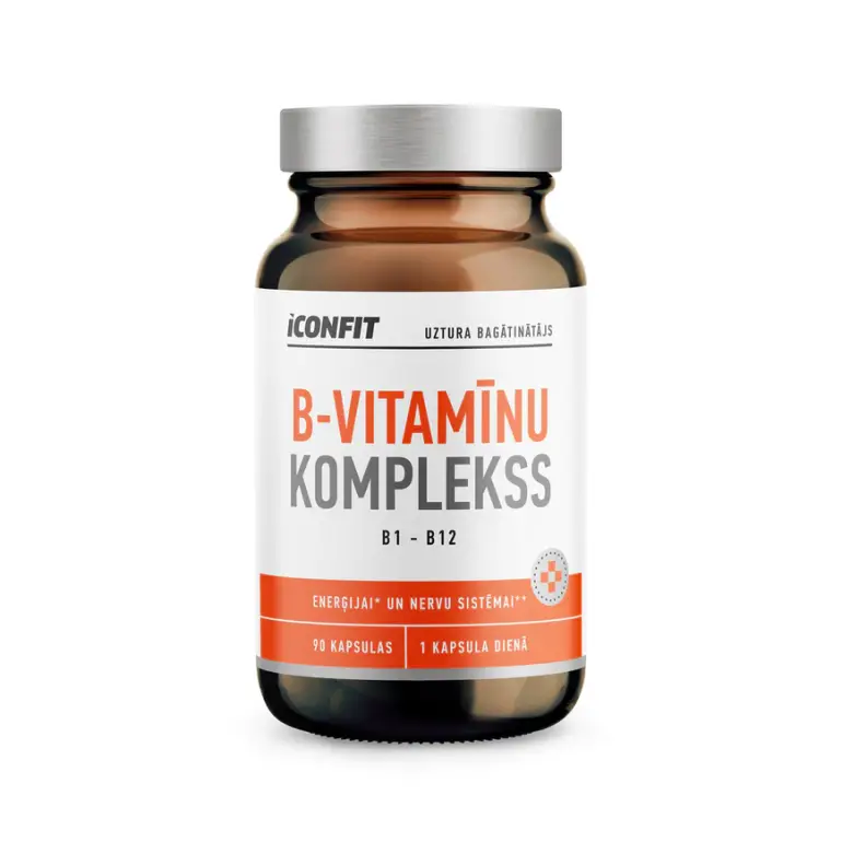 B vitamīnu komplekss (90 kapsulas)