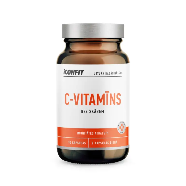 C vitamīns BEZ SKĀBĒM (90 kapsulas)
